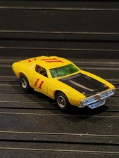 Aurora AFX Dodge Charger 1773 11 Yellow Slot Car ZZZ