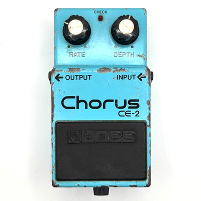 BOSS CE-2 Chorus MIJ Black Label 1981 Vintage Japan Guitar Pedal