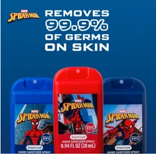3 Pack Smart Care Spider-Man Hand Sanitizer Spray for Children