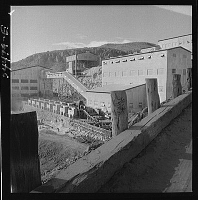 Photo:1930s Mining Mill Plant Mountain Quarry Industrial Facility