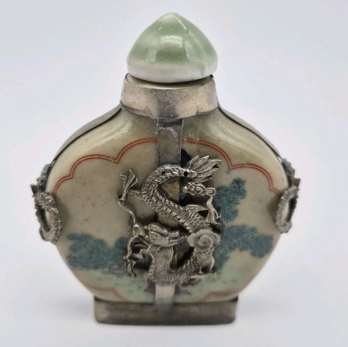 中国古董银鼻烟壶| eBay