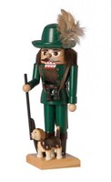 Nussknacker JäGer HöHe Ca 25Cm Neu Erzgebirge NußKnacker Weihnachtsfigur