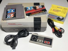 NES Nintendo System Original 1985 Console w/ Super Mario Bros Game & Manual Book