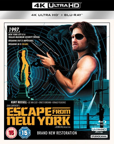 Escape from New York Blu-ray (2019) Kurt Russell, Carpenter (DIR) cert 15 3 - Image 1 of 1