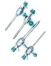 ADDLER LAPAROSCOPIC TROCAR CANNULA SETS 3MM / 5MM / 7MM / 10MM SURGICAL INST 4pc