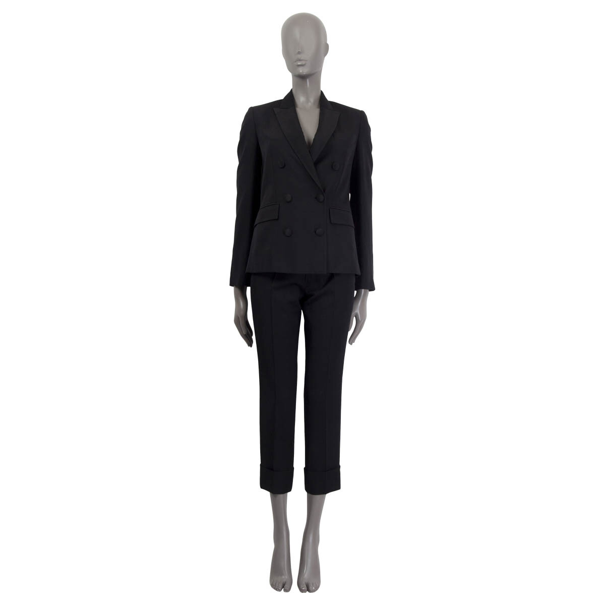 【Stella McCartney】　美品　セットアップスーツ　ブラック38 Stella McCartney - STELLA McCARTNEY 名品ブラックジャケットの