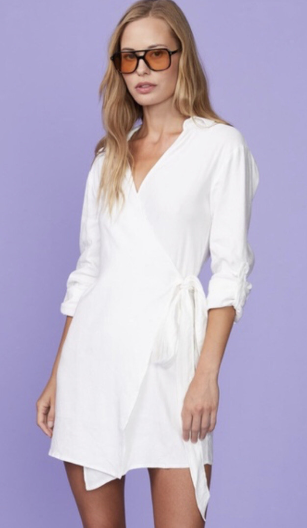 Monrow White Linen Shirt Dress M Long Sleeve Waist Sash Natural Ivory NWT $225 | eBay Monrow White Linen Shirt Dress M Long Sleeve Waist Sash Natural Ivory NWT $225 | eBay