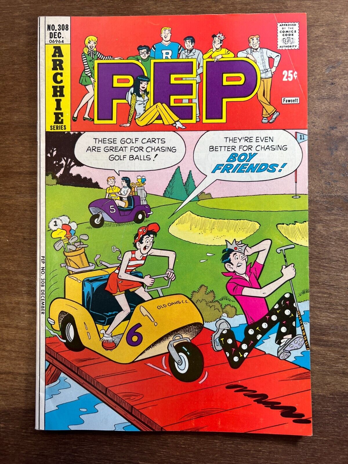 PEP Comics 308 Archie Comics One Owner 1975
