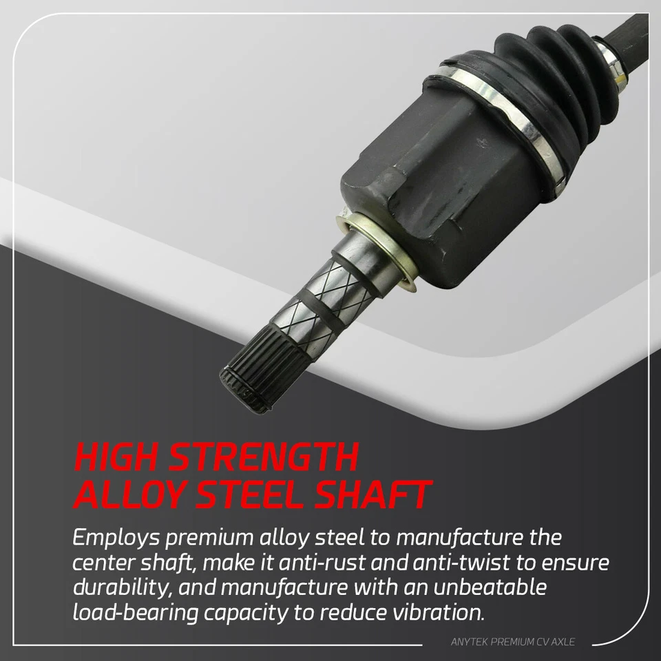 2PC Front Left + Right CV Axle Shaft for 2005-2011 Subaru Outback Impreza Legacy - Imagem 4 de 4