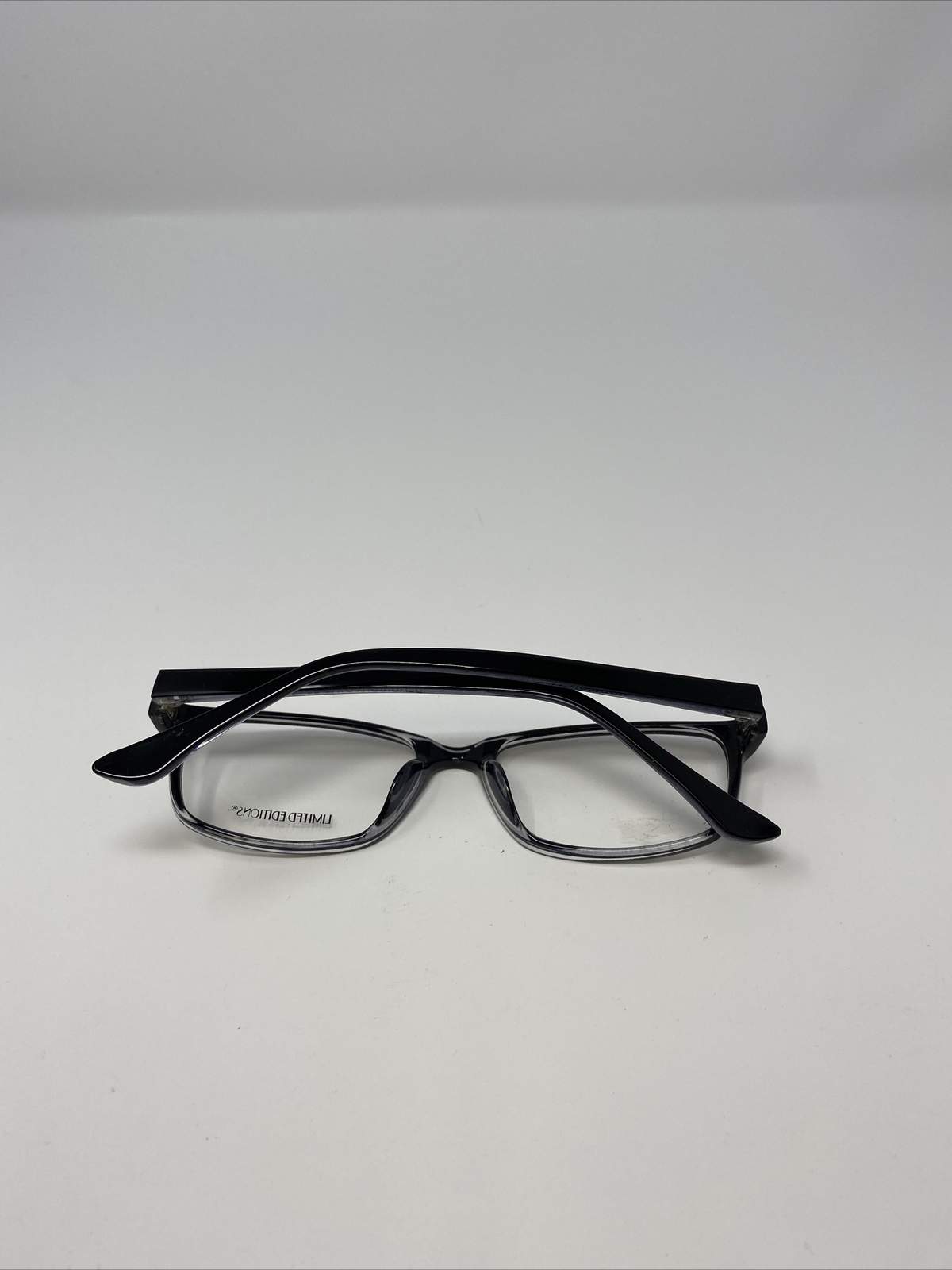 LIMITED EDITIONS Eyeglasses Frame ADDISON 53-19-136 Black/Crystal Full ...
