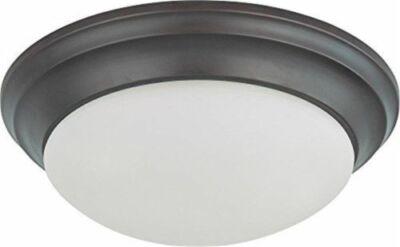 Nuvo 60-3176 - Twist & Lock Dome Medium Flush Mount Ceiling Light