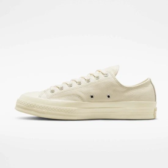 Converse Chuck 70 Mono Leather Sneakers Egret A03435C