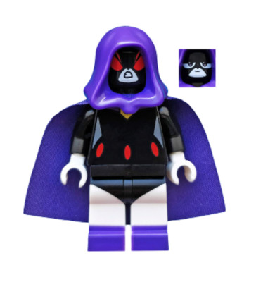 Figurine Teen Titans Raven Bandai - 10 Cm - Articulée - Occasion