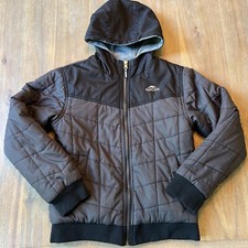 Pacific Trail Boys 10/12 Black GrayQuilted Puffer Reversible Winter Jacket