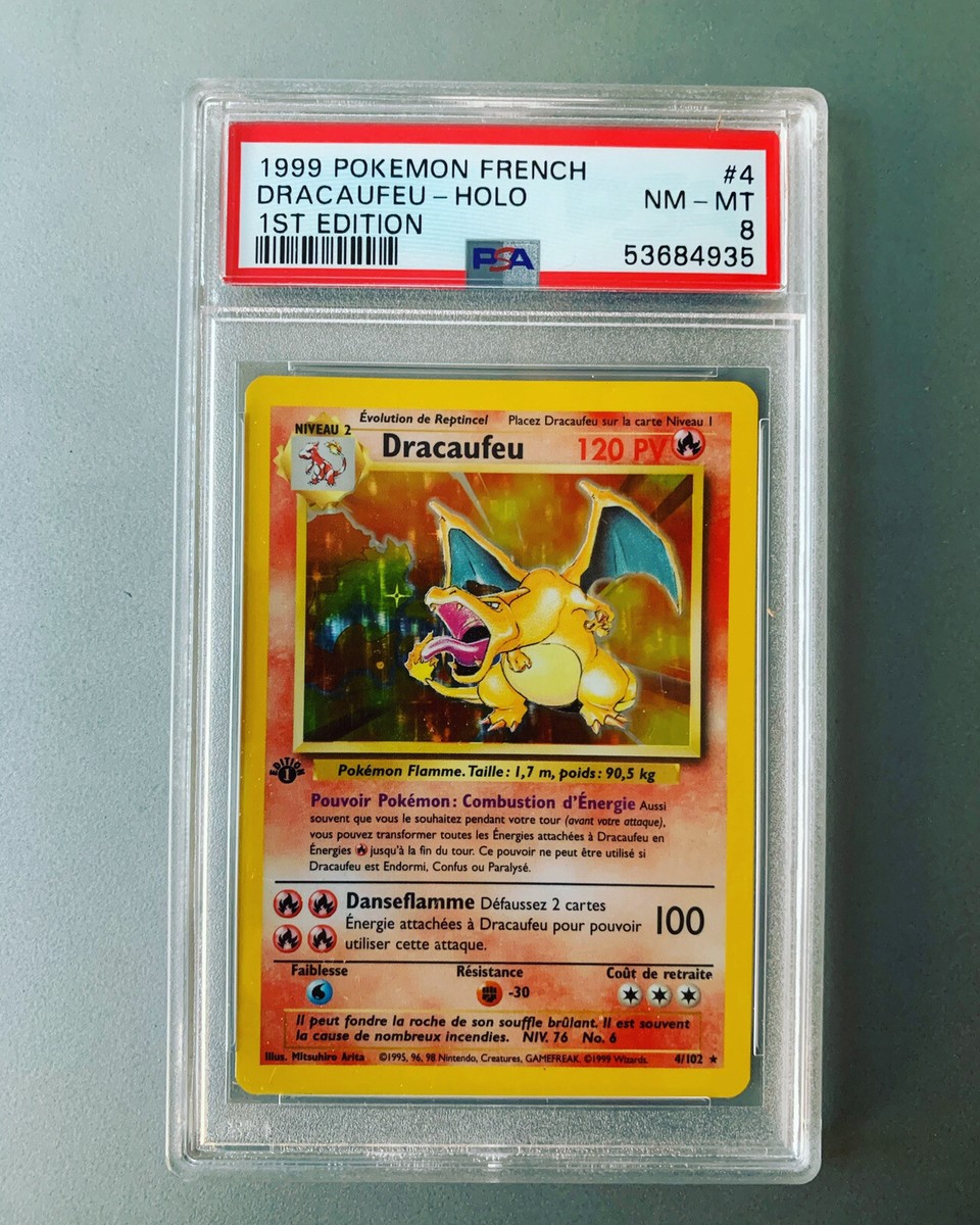 1999 Pokemon French 1st Edition Holo Dracaufeu Charizard #4 of 102
