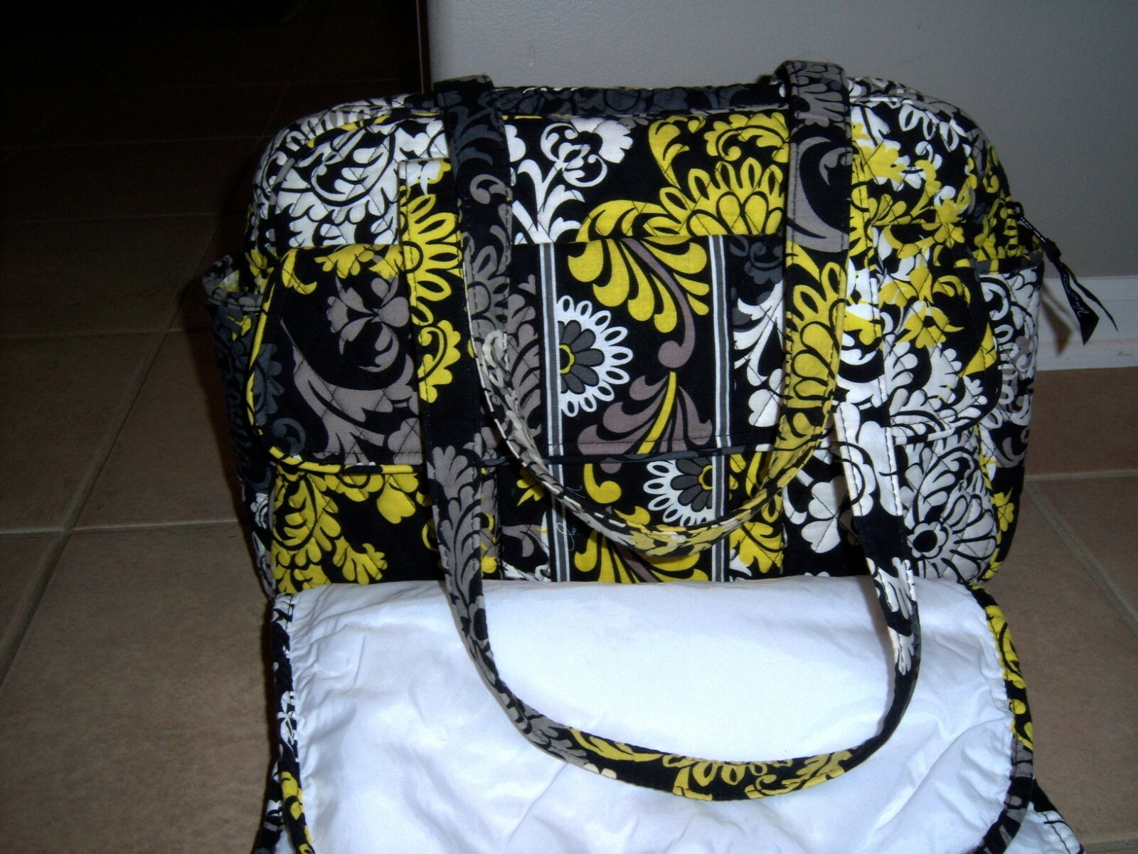 Vera Bradley Baroque Baby Bag With Changing Pad Gem