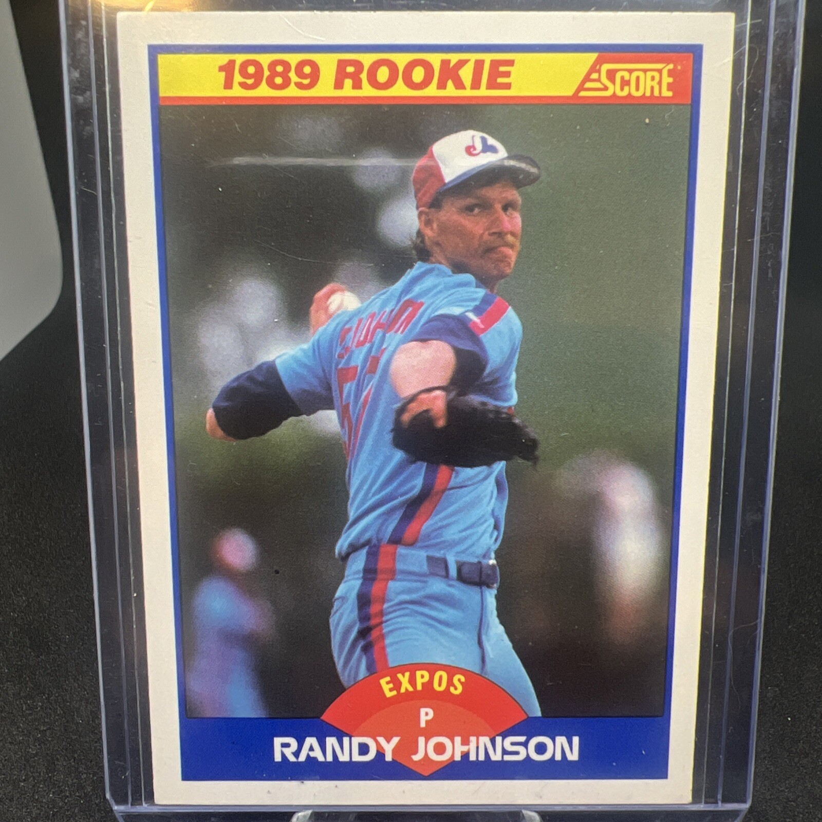 1989 Score #645 Randy Johnson Rookie (Montreal Expos, HOF) | eBay