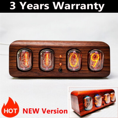 Bluetooth Clock IN12 Glow Tube Clock Nixie Clock 4-Digit Electronic Alarm Clock