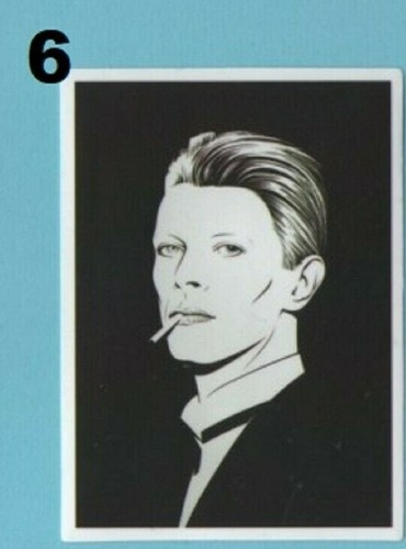 DAVID BOWIE Stickers CLASSIC glam ROCK folk 60s singer SONGWRITER 70s 80s 90s - Picture 17 of 17