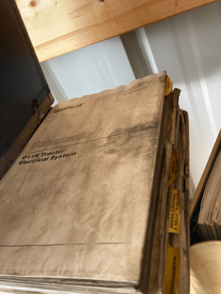 CAT CATERPILLAR D11N D11 DOZER CRAWLER MANUAL DE SERVICIO 74Z BULLDOZER USADO Foto 3 de 3