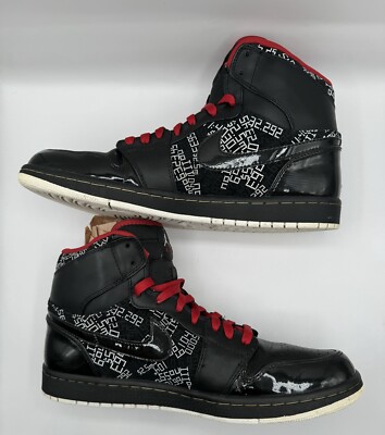 Nike Air Jordan 1 High HOF Hall Of Fame Shoes 371498-012 2009