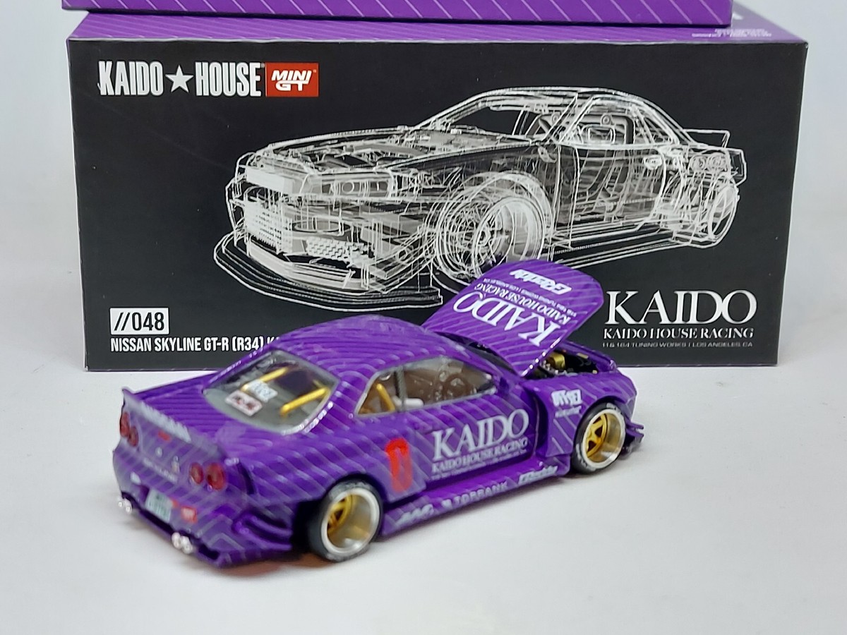1/64 KAIDO HOUSE 048 - NISSAN SKYLINE GT-R R34 KAIDO WORKS 1/64 KAIDO HOUSE 048 - NISSAN SKYLINE GT-R R34 KAIDO WORKS