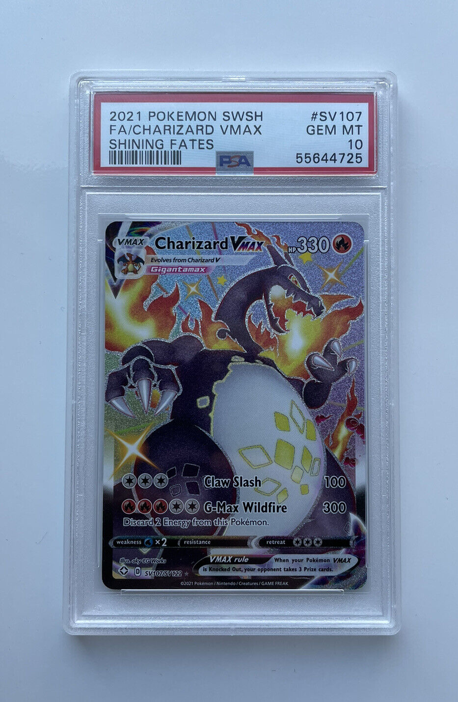 Charizard-VMAX (SV107/S122), Busca de Cards