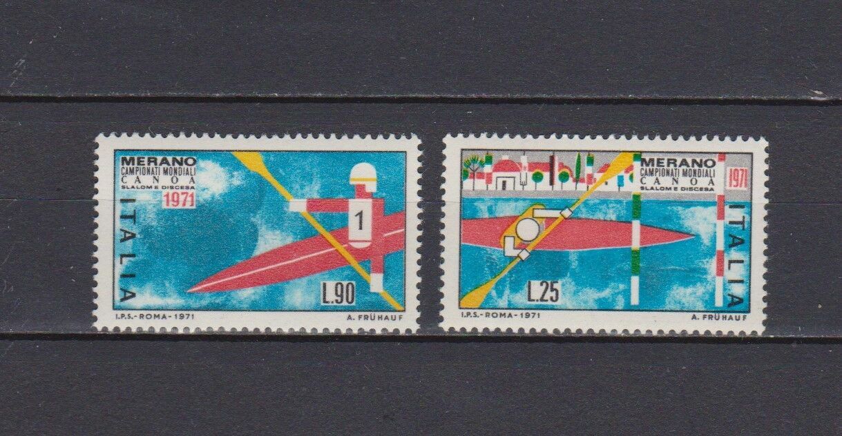s16970) ITALIA MNH** 1971 Kayak championship 2v