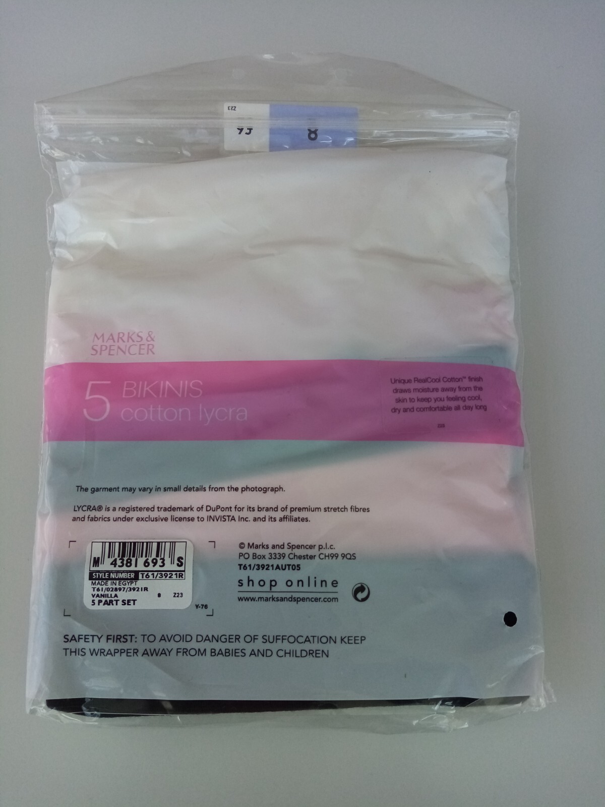 2 x Marks & Spencer 5 pack Ladies Cotton Lycra Bikinis Knickers Pants