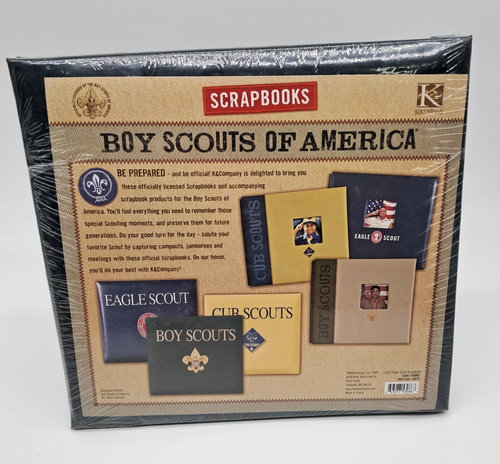 New Old Stock 2005 BSA Eagle Scout Scrapbook 12x12 Photo Album Boy Scouts K&Co - Picture 7 of 10