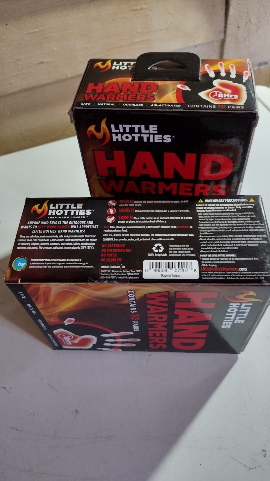 Little Hotties 2 Boxs Hand Warmers 8 Hours Pure Heat 20 Pairs Safe Odorless eBay