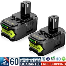 2PACK 8.0Ah For RYOBI P108 18V One+ Plus High Capacity Lithium-ion Battery New