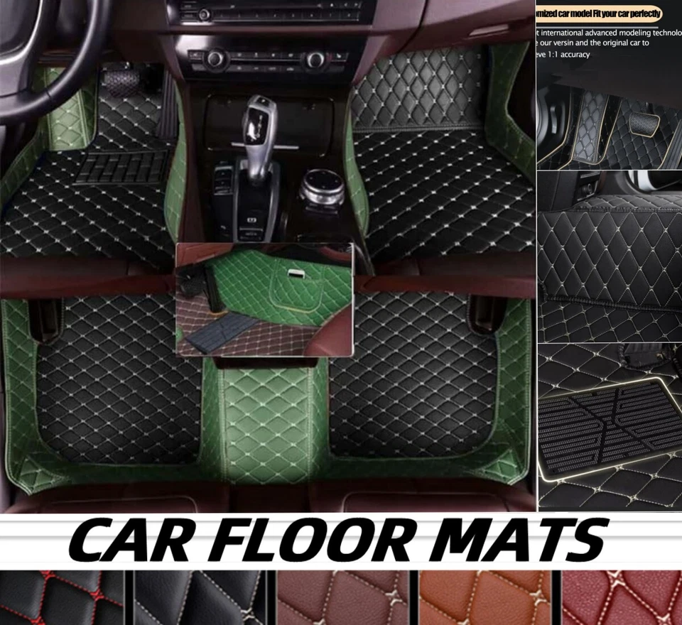 For Mini Car Floor Mats Countryman 2011-2016 Custom All Weather PU Leather Liner - image 2 of 4