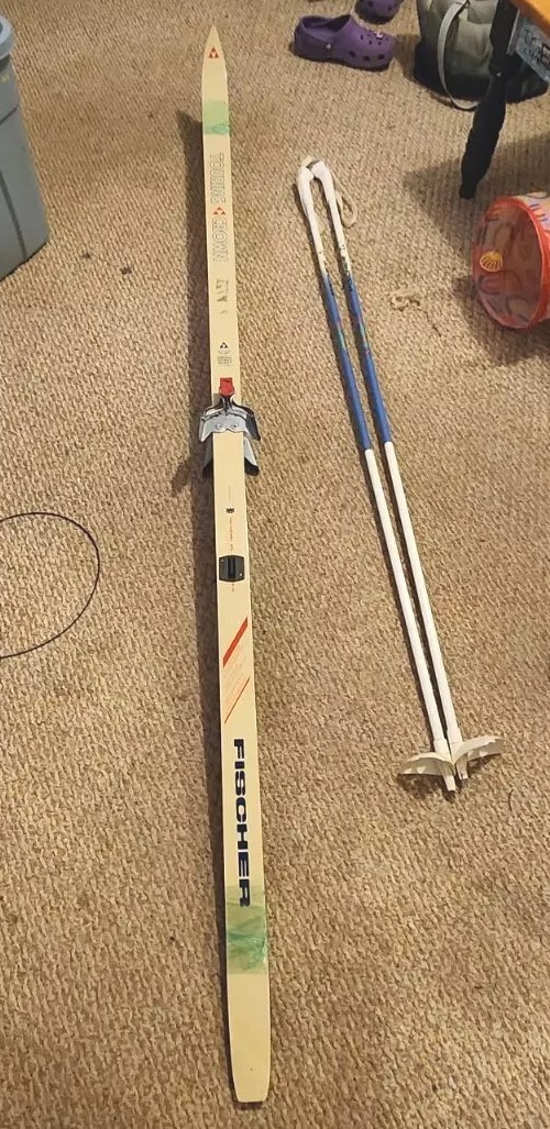 Fischer Touring Crown Cross Country Skis 77" eBay