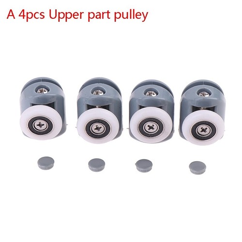 Pack of 4 x Shower Screen Door Rollers Runners Wheels Pulleys 23mm wheel Dia SR3 - Picture 8 of 12