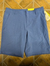 All In Motion Boys Size 14 Golf Shorts Blue New With Tags