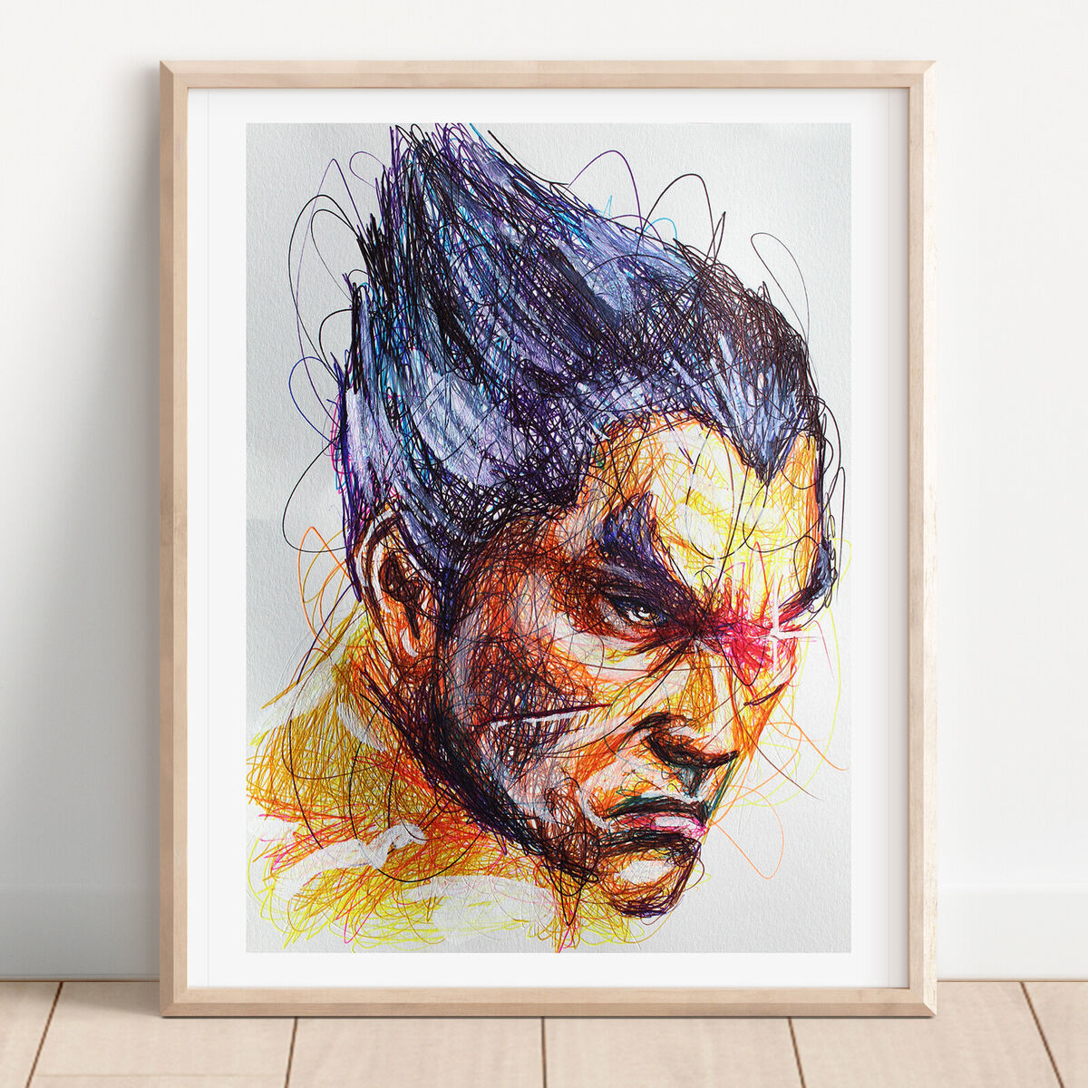 Kazuya Mishima Tekken Diamond Painting 