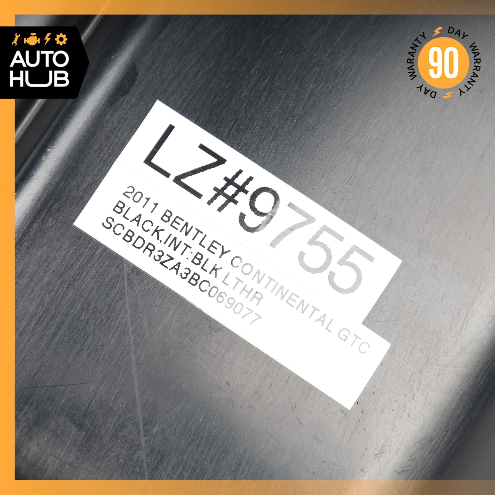 03-17 Bentley Continental GTC GT Fuel EVAP Charcoal Canister Box Vapor OEM 59k