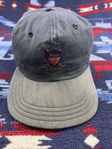 VTG 90s Polo Ralph Lauren Mens Snapback 