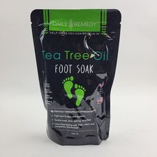 Tea Tree Oil Foot Soak with Epsom Salt - Made in USA - Dailey Remedy. 1LB 