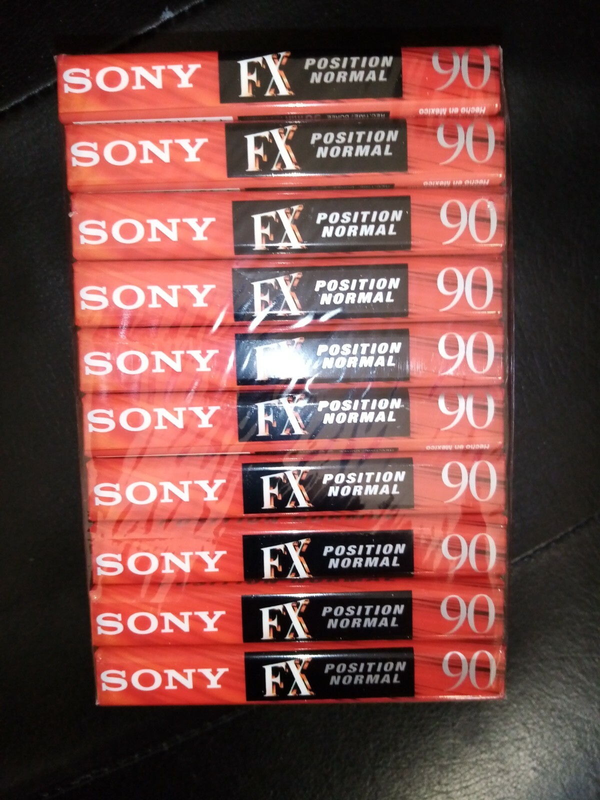 Sony FX 90 Minutes Blank Audio Media Recording Cassette Tapes NEW x10