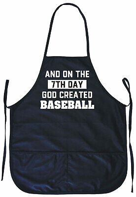 And on the 7th Day God Created Tuna Cooking Apron With Pockets