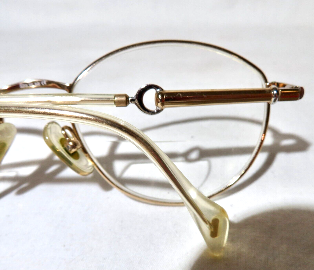 Gucci, Italy GG2383 Z60 eyeglass frames 53-19-135 Gold Metal