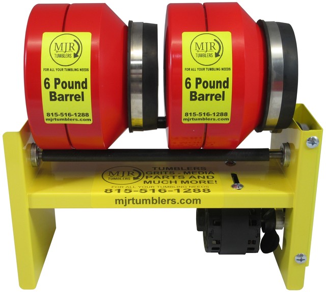 Dual 6 lb Rotary Rock Tumbler, MJR TUMBLERS eBay