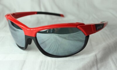 SMITH OPTICS SONNENBRILLE OVERDRIVE LZJ/XB CHERRY RED NEU