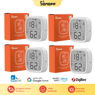 SONOFF SNZB-02 Zigbee Temperature Sensor SNZB-02D Smart House eWelink Real-time