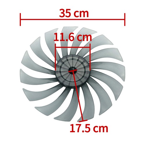 Silent Fan Blade Replacement Durable Compatible w/Standing Fans Table Fans - Picture 44 of 49