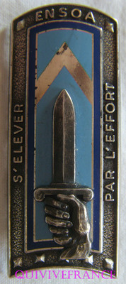 IN9349 - ABZEICHEN Ecole Nationale des Sous Officiers d Active, undurchsichtig
