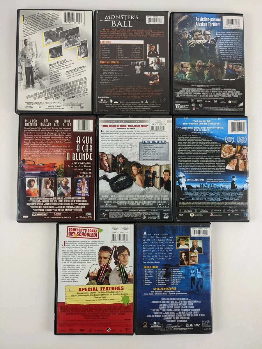 Lot of 8 Billy Bob Thornton, All Different Monsters Ball Movies Good - Very  Good | eBay