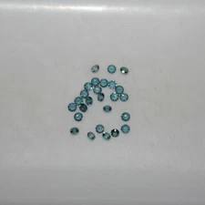 London Blue Topaz 2mm Faceted Round Loose Gemstone(s)